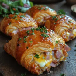 Gourmet baked ham and cheese croissants are the perfect blend of flaky pastry, savory ham, and rich cheese, making them an irresistible treat for any occasion. Whether you're hosting a brunch gathering, preparing a delightful snack, or looking for a light meal, these croissants are sure to impress. The appeal of this recipe lies not just in its taste but also in its versatility—ideal for both casual get-togethers and sophisticated dining experiences.