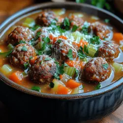 When the weather turns chilly and the days grow shorter, nothing warms the soul quite like a hearty soup. Across cultures, soups are cherished not just for their comforting warmth but also for their ability to bring people together. Among the myriad of global soup recipes, Italian cuisine stands out with its rich flavors, fresh ingredients, and heartwarming traditions. One of the most delightful offerings from Italy is the Hearty Italian Meatball Soup, a dish that exemplifies the essence of comfort food.