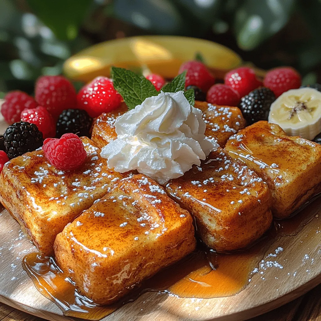 In recent years, breakfast fusion recipes have taken the culinary world by storm, delighting food enthusiasts with innovative combinations that elevate traditional morning meals into something extraordinary. These creative dishes expertly marry diverse flavors and textures, transforming classic breakfast staples into unforgettable experiences. One standout among these delightful creations is the Cinnamon Roll French Toast Delight. This dish is a beautiful marriage of two breakfast favorites: the gooey, sweet cinnamon roll and the comforting, custardy French toast.