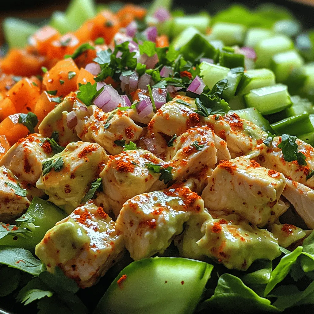 To truly appreciate the Creamy Avocado Chicken Salad, it's essential to understand the key ingredients that make this dish both flavorful and nutritious. Here’s a closer look at the components that come together to create this delightful salad.