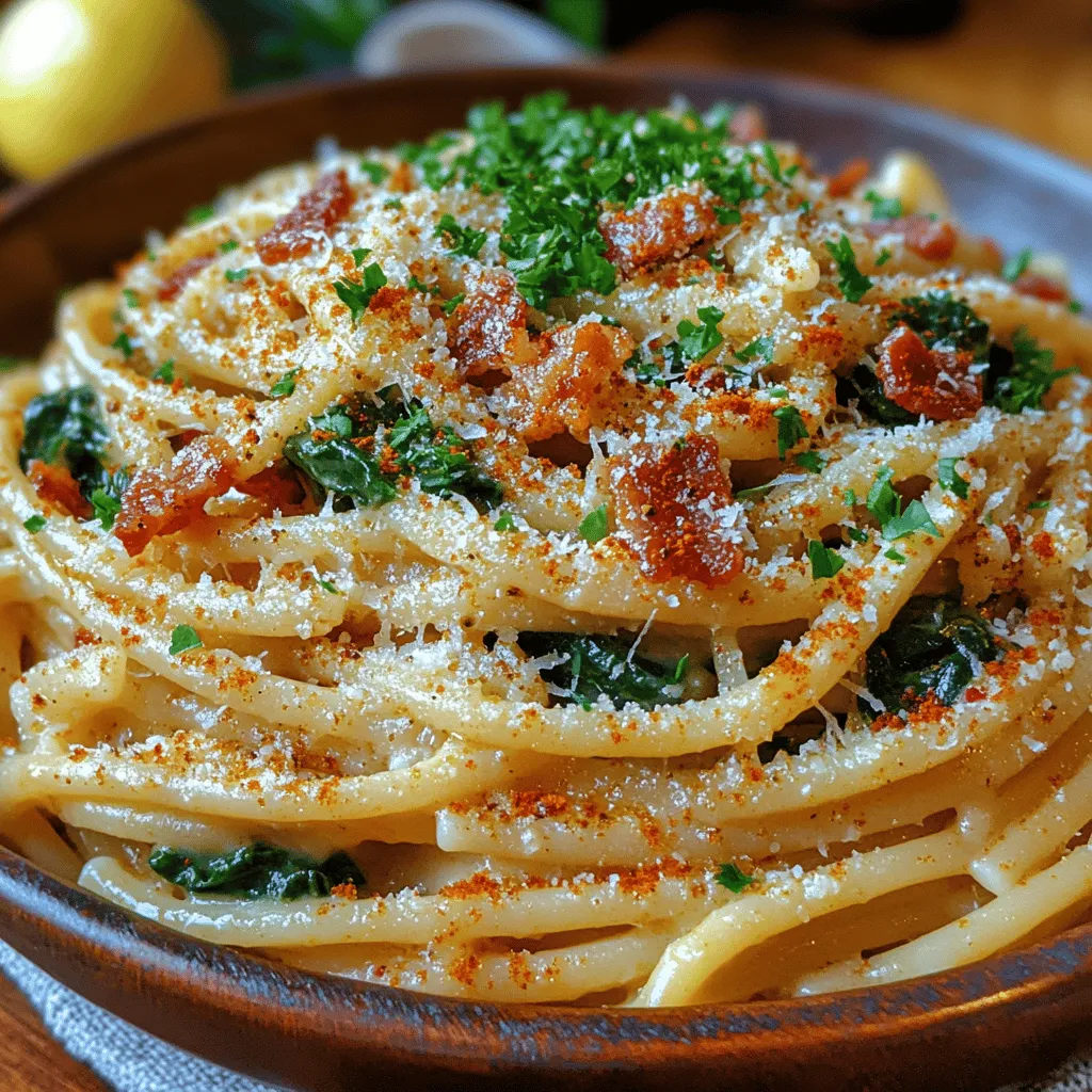 Bacon & Spinach Pasta Delight: A Flavorful Recipe for Any Occasion