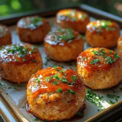 Are you in search of a meal that marries flavor, health, and convenience? Look no further than Savory Garlic Parmesan Chicken Meatloaves! This delightful dish transforms traditional meatloaf into a healthier, bite-sized option that is perfect for families and gatherings alike. With its rich flavors and wholesome ingredients, this recipe not only satisfies cravings but also aligns with the growing emphasis on healthy eating.