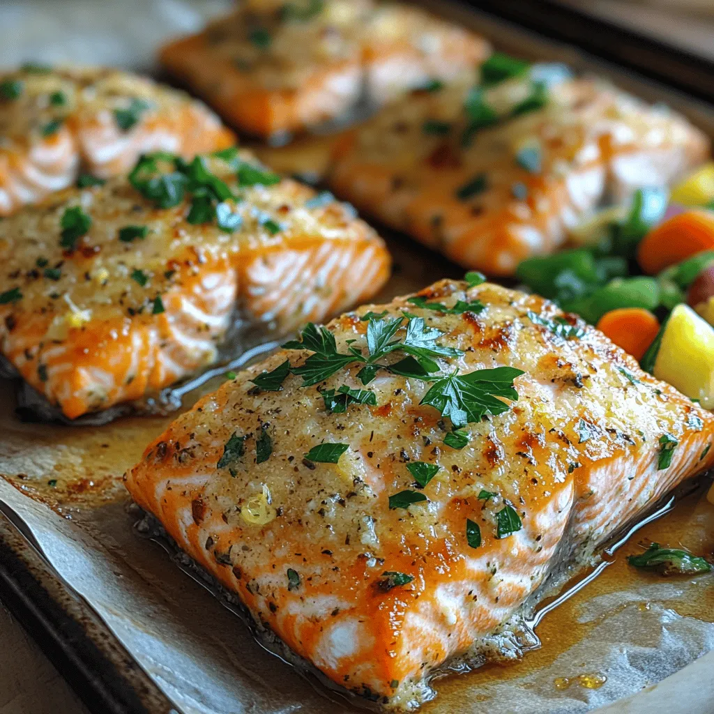At the heart of this recipe are salmon fillets, which serve as the perfect canvas for the zesty flavors and crunchy herb crust. Salmon is known for its rich, buttery texture and its ability to absorb flavors beautifully. This fish is not only a culinary delight but also a powerhouse of nutrition. Salmon is particularly high in omega-3 fatty acids, which are essential for heart health, brain function, and reducing inflammation in the body. Additionally, it provides a significant amount of protein, which is vital for muscle maintenance and overall health.