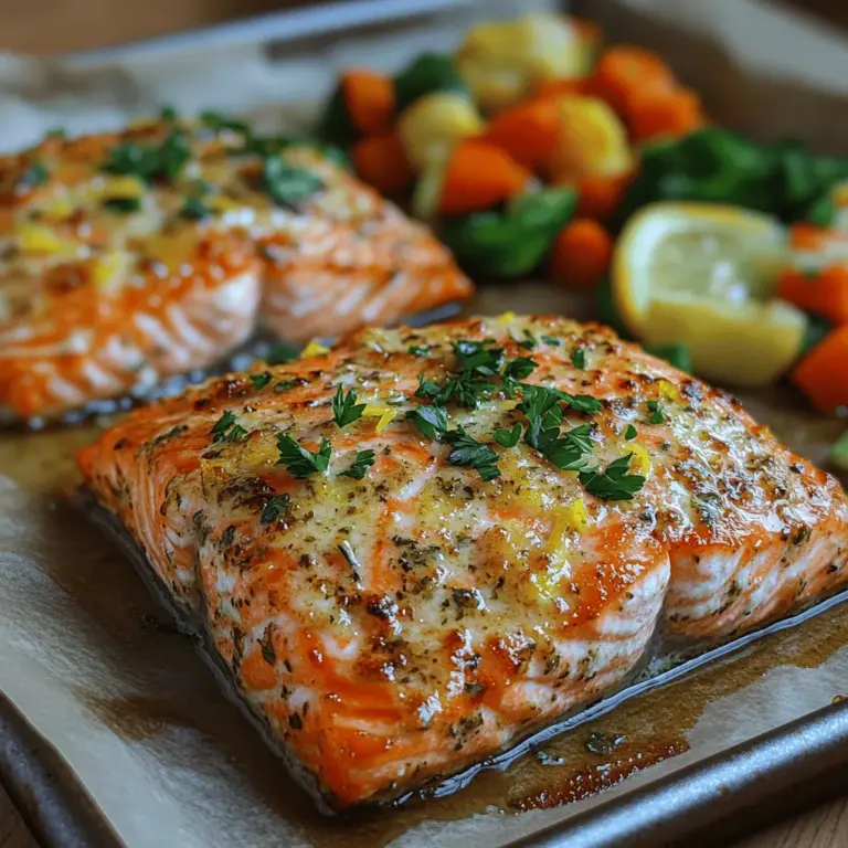 At the heart of this recipe are salmon fillets, which serve as the perfect canvas for the zesty flavors and crunchy herb crust. Salmon is known for its rich, buttery texture and its ability to absorb flavors beautifully. This fish is not only a culinary delight but also a powerhouse of nutrition. Salmon is particularly high in omega-3 fatty acids, which are essential for heart health, brain function, and reducing inflammation in the body. Additionally, it provides a significant amount of protein, which is vital for muscle maintenance and overall health.