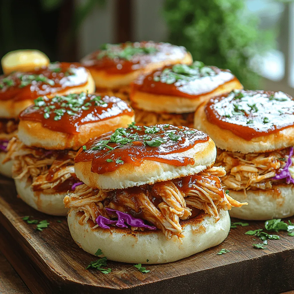 If you're on the hunt for a satisfying dish that's perfect for any occasion, look no further than our Smoky Sweet BBQ Pulled Chicken Sliders. These delightful sliders are an absolute crowd-pleaser, combining tender pulled chicken with an irresistible smoky-sweet BBQ sauce. Whether you're gearing up for game day, planning a summer barbecue, or simply seeking a delicious meal to share with family and friends, this recipe is designed to impress.