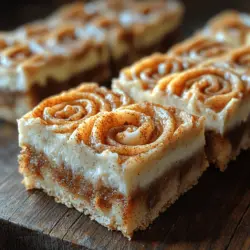 If you're a fan of cinnamon rolls but find the traditional process a little too time-consuming, then you’re in for a treat with these Cinnamon Roll Bliss Bars. This delightful dessert merges the classic flavors of cinnamon rolls with the convenience of a bar format, making it a perfect option for casual family gatherings, indulgent brunches, or even as a sweet afternoon pick-me-up. The combination of buttery dough, gooey cinnamon filling, and a luscious cream cheese frosting creates a dessert that is not only visually appealing but also irresistibly delicious.