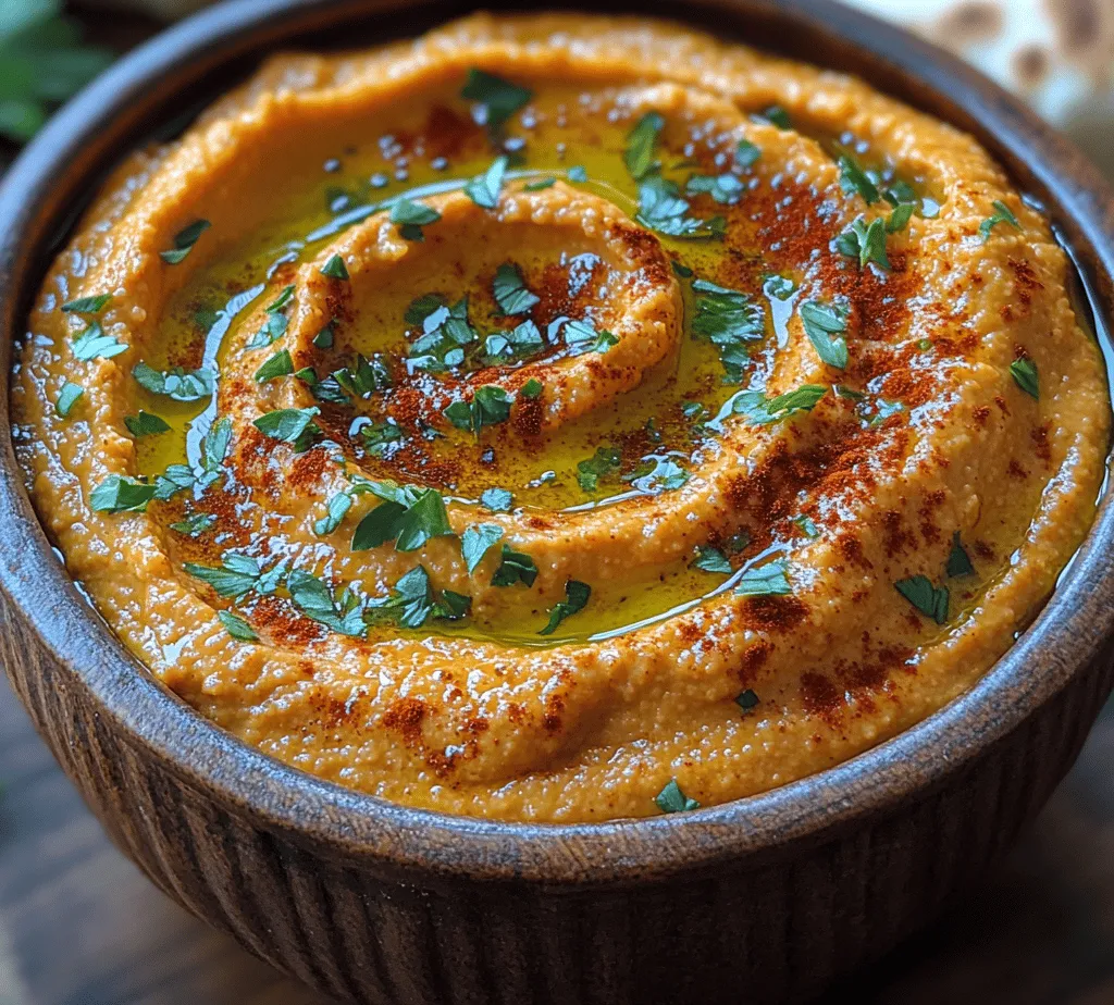 Hummus has become a staple in kitchens around the globe, loved for its rich flavor and silky texture. Originating from the Middle East, this versatile dip is made primarily from chickpeas, tahini, and various seasonings, making it not only delicious but also a healthy option for many diets. One delightful variation that has gained popularity is creamy roasted red pepper hummus. This version adds a smoky sweetness that elevates the traditional chickpea blend, creating a dip that is both vibrant and satisfying.