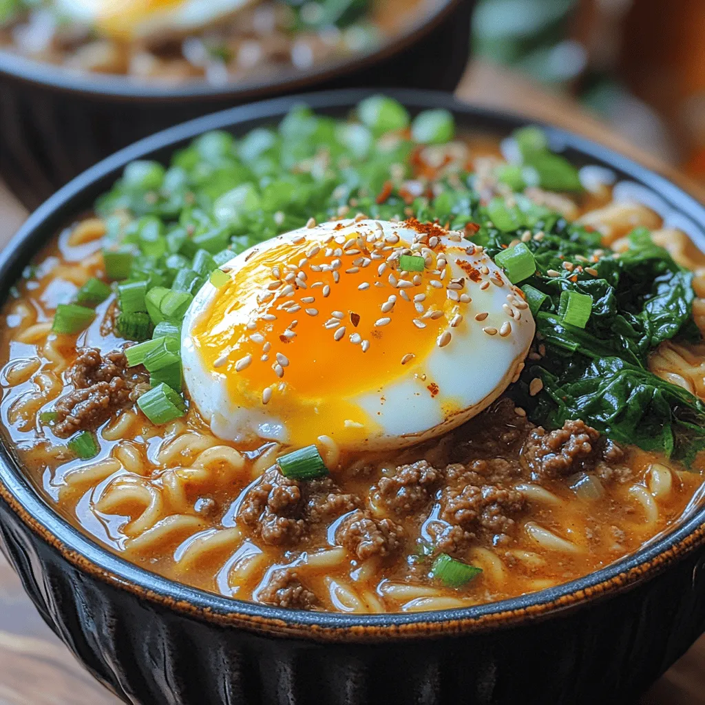 Savory Ground Beef Ramen Bowls: A Hearty Comfort Food Delight