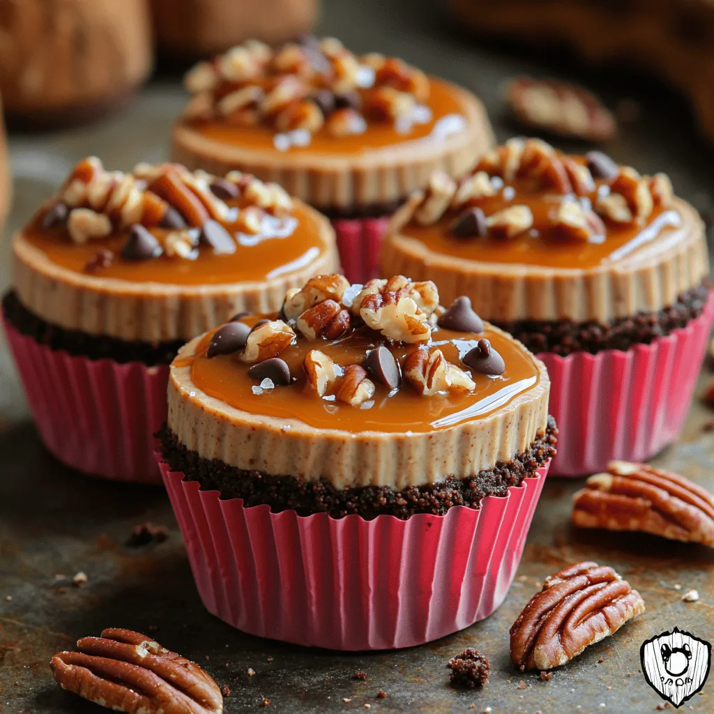 Are you ready to indulge in a dessert that combines the rich flavors of chocolate, caramel, and pecans without needing to turn on your oven? Look no further than these decadent no-bake turtle mini cheesecakes. Perfect for any occasion, these delightful treats are a fantastic way to satisfy your sweet tooth without the fuss of baking. They offer a luxuriously creamy cheesecake filling nestled in a buttery crust and topped with a luscious layer of caramel and crunchy pecans.