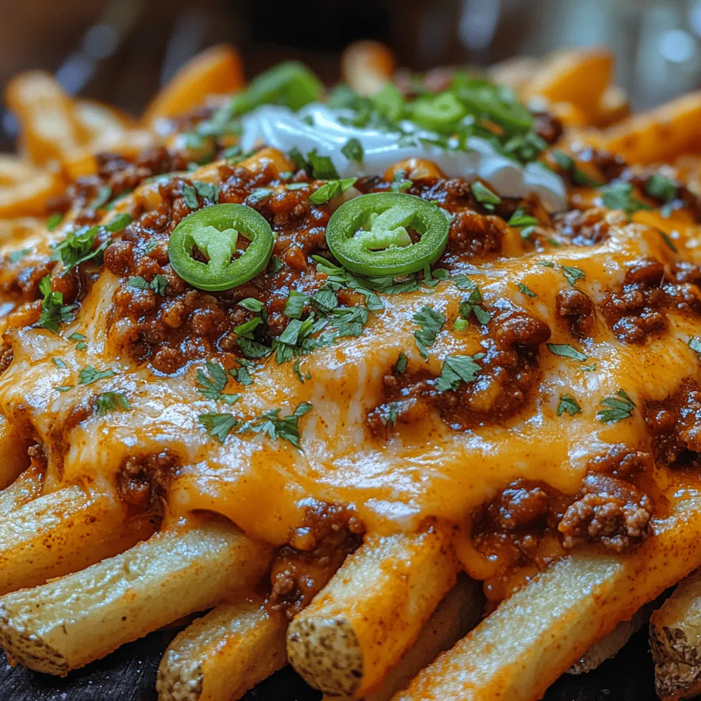 Creating the ultimate Cheesy Chili Bliss Fries starts with selecting the right ingredients. Each component plays a crucial role in achieving the perfect balance of flavors and textures. Let’s take a closer look at what goes into this mouthwatering dish.