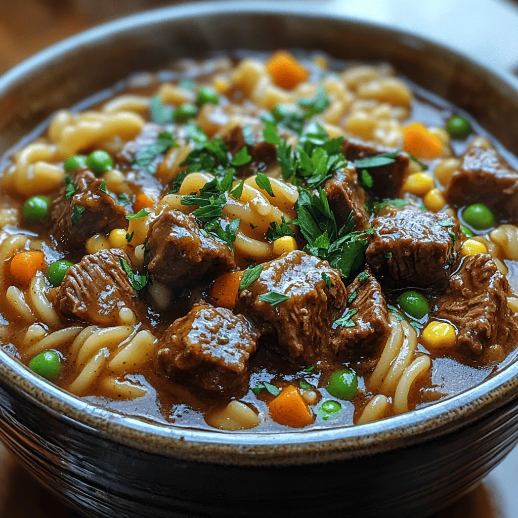 Slow-cooked meals are a culinary treasure, offering a perfect blend of convenience and rich flavors that tantalize the taste buds. The allure of a meal simmering away in the background as you go about your day is hard to resist. Among the many comforting dishes that slow cooking has to offer, Comforting Crockpot Beef and Noodles stands out as a hearty favorite. This dish encapsulates the essence of home-cooked goodness, combining tender beef with flavorful noodles in a savory broth that warms the soul.