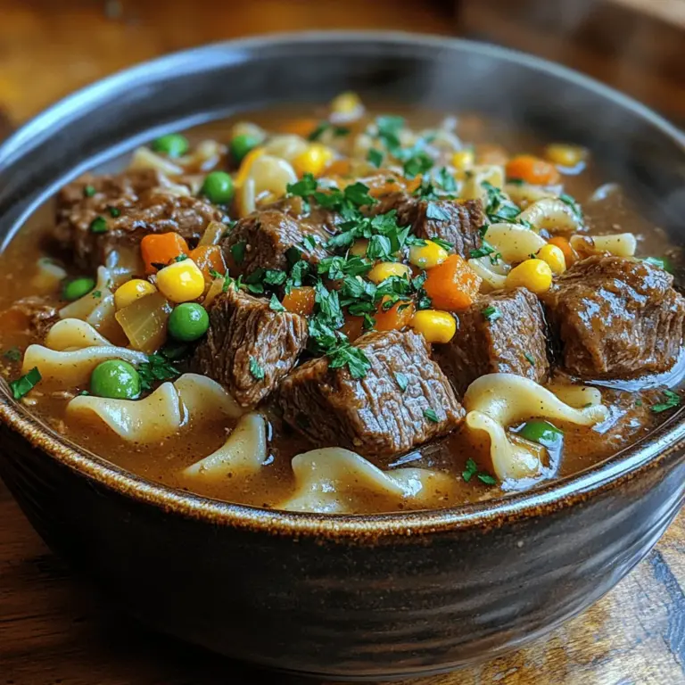 Slow-cooked meals are a culinary treasure, offering a perfect blend of convenience and rich flavors that tantalize the taste buds. The allure of a meal simmering away in the background as you go about your day is hard to resist. Among the many comforting dishes that slow cooking has to offer, Comforting Crockpot Beef and Noodles stands out as a hearty favorite. This dish encapsulates the essence of home-cooked goodness, combining tender beef with flavorful noodles in a savory broth that warms the soul.