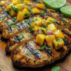Grilled chicken is one of the most versatile and healthy meal options available, making it a staple in many households. It can be enjoyed in a variety of ways, from salads and wraps to main courses served alongside grains and vegetables. However, when you elevate this classic dish with vibrant tropical flavors, you create a culinary experience that transports your taste buds to sun-soaked beaches. The combination of juicy mango and sweet pineapple not only enhances the visual appeal of the dish but also infuses it with a refreshing sweetness that perfectly complements the savory notes of grilled chicken.