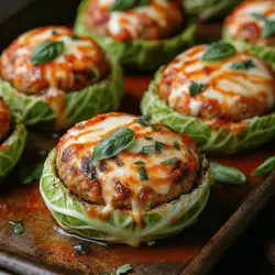 In the world of culinary creativity, finding healthy alternatives to traditional comfort food can be both exciting and rewarding. Baked Cabbage Nest Burgers offer a delicious, nutritious twist on the classic burger, substituting conventional buns with vibrant cabbage rounds. This innovative recipe not only satisfies cravings but also packs a punch with wholesome ingredients that will leave you feeling good about your meal choices. Ideal for those looking to incorporate more vegetables into their diets or anyone seeking a lighter meal, this dish is sure to impress friends and family alike. Let’s dive into the details of crafting these delightful cabbage nest burgers.