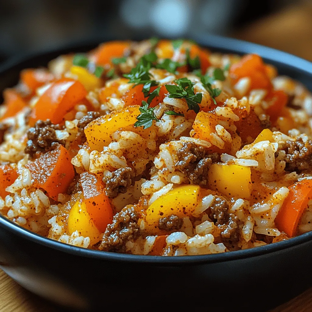 Paprika Delight: Ground Beef & Rice Casserole is a hearty dish that brings together the comforting flavors of seasoned ground beef, tender rice, and vibrant vegetables, all enveloped in a rich, paprika-infused sauce. This casserole not only satisfies hunger but also warms the soul, making it a staple in many households. Whether served at a family gathering or as a weeknight dinner, this dish embodies the spirit of home cooking, where love and nourishment come together.