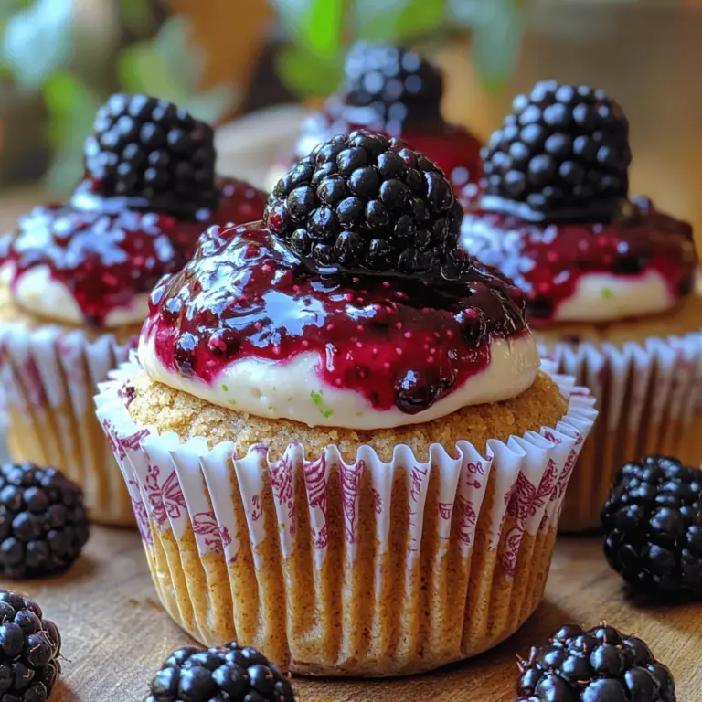 There’s something undeniably delightful about desserts that seamlessly blend the richness of cheesecake with the refreshing essence of fruit. Imagine sinking your teeth into a luscious cheesecake cupcake, where the creamy filling is beautifully complemented by the tartness of lime and the sweetness of fresh blackberries. This irresistible combination not only tantalizes your taste buds but also elevates your dessert game, making it perfect for any occasion—be it a summer gathering, a birthday celebration, or simply a sweet treat to enjoy at home.