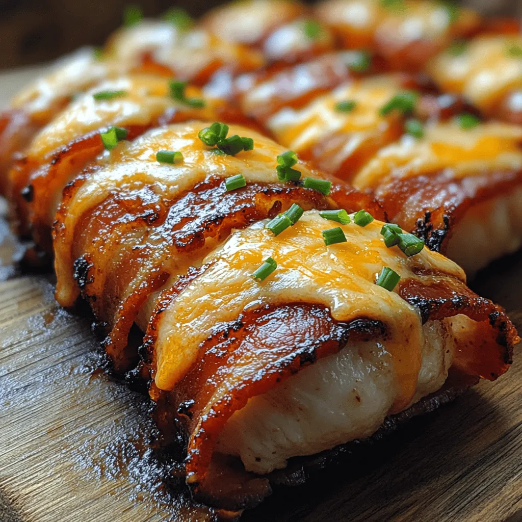 If you’re on the hunt for a mouthwatering dinner that’s sure to impress your family and friends, look no further than BBQ Bacon Cheddar Chicken. This dish combines the succulent flavors of juicy chicken breasts with the irresistible crunch of crispy bacon, topped off with a generous helping of melty cheddar cheese and tangy barbecue sauce. Not only does this recipe deliver an explosion of flavors, but it also offers a simple and straightforward method for preparing a delightful meal that’s perfect for any occasion—be it a family dinner, a casual gathering, or a weekend barbecue.