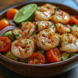 If you're looking for an exciting, refreshing dish that brings a burst of flavor and a touch of the tropics to your table, then the Zesty Shrimp Avocado Fiesta is the perfect choice. This vibrant recipe combines succulent shrimp with creamy avocados, sweet cherry tomatoes, and a hint of lime, creating a delightful medley that's not only delicious but also visually stunning. It's an ideal dish for summer gatherings, casual weeknight dinners, or even as a light appetizer for a special occasion.