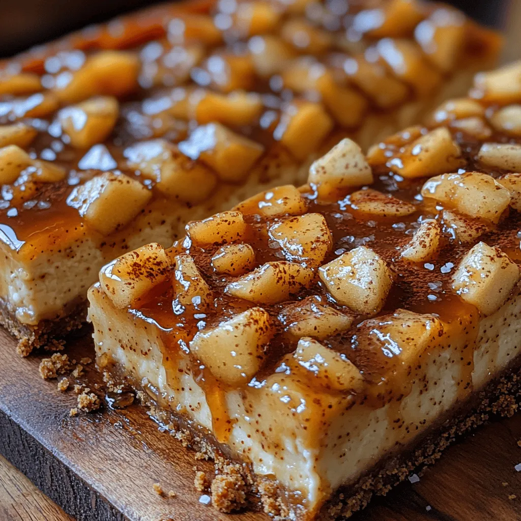If there’s one dessert that can seamlessly combine the warmth of autumn with the creamy indulgence of cheesecake, it’s the Caramel Maple Apple Cheesecake Bars. This delectable treat is an enticing fusion of flavors and textures that will delight both cheesecake aficionados and casual dessert enthusiasts alike. Imagine biting into a rich, creamy cheesecake layered atop a buttery crust, all complemented by the delightful sweetness of caramel and the crisp, tartness of fresh apples. It's a symphony of flavors that not only satisfies your sweet tooth but also evokes the nostalgia of cozy gatherings and festive celebrations.