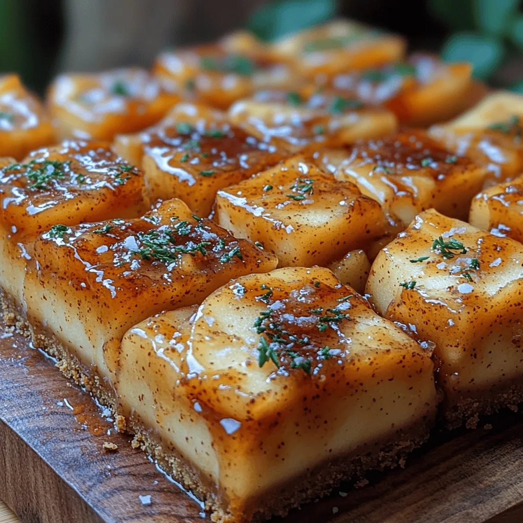 If there’s one dessert that can seamlessly combine the warmth of autumn with the creamy indulgence of cheesecake, it’s the Caramel Maple Apple Cheesecake Bars. This delectable treat is an enticing fusion of flavors and textures that will delight both cheesecake aficionados and casual dessert enthusiasts alike. Imagine biting into a rich, creamy cheesecake layered atop a buttery crust, all complemented by the delightful sweetness of caramel and the crisp, tartness of fresh apples. It's a symphony of flavors that not only satisfies your sweet tooth but also evokes the nostalgia of cozy gatherings and festive celebrations.