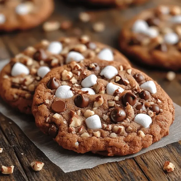 In the world of baking, few creations evoke the same sense of nostalgia and comfort as homemade cookies. Among these delightful treats, Choco-Mallow Delight Cookies stand out as an irresistible combination of rich chocolate flavor and gooey marshmallow goodness. These cookies are not just a dessert; they are a joyful experience that invites smiles, warmth, and a hint of childhood memories. Whether you’re hosting a gathering or enjoying a quiet evening at home, baking these cookies will fill your space with the delightful aroma of chocolate and sweetness, making them the perfect treat for any occasion.