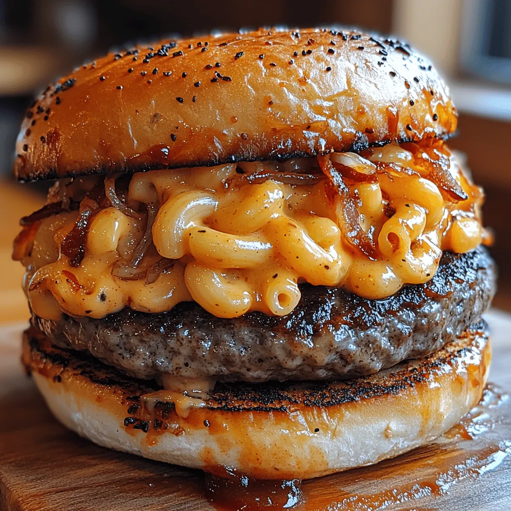 Imagine biting into a burger that not only satisfies your craving for a hearty meal but also brings the comforting flavors of mac and cheese right into the palm of your hand. The Ultimate BBQ Mac and Cheese Burger does just that, merging the iconic American barbecue experience with the beloved classic comfort food of mac and cheese. This delightful culinary creation is an irresistible fusion that appeals to food lovers and burger enthusiasts alike. It's perfect for summer cookouts, family gatherings, or any casual dining occasion where comfort food reigns supreme.