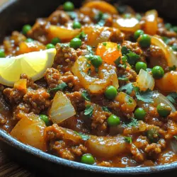 Qeema, a beloved dish in Indian cuisine, represents a delightful blend of spices, textures, and cultural heritage. This rich curried beef dish is not only a staple in many households but also showcases the essence of Indian cooking, where warmth and hospitality are served on a plate. Whether you are a novice cook or an experienced chef, Qeema offers a comforting, flavorful experience that is easy to prepare yet satisfying enough for special occasions.