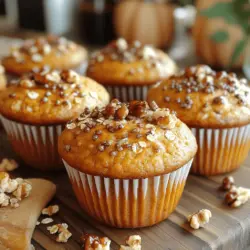 As the leaves begin to turn and the air grows crisp, the season of pumpkin spice and cozy baked goods arrives. One of the most beloved ingredients in fall baking is pumpkin, celebrated not only for its vibrant color and delightful flavor but also for its impressive nutritional profile. Paired with oats, another powerhouse ingredient, these Wholesome Pumpkin Oat Muffins offer a delightful combination of taste and health benefits.