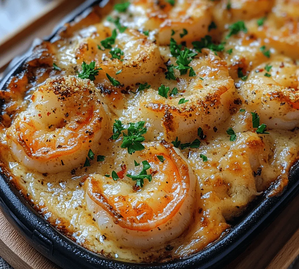 If you're looking to impress your friends and family with a dish that exudes comfort and sophistication, look no further than Savory Garlic Shrimp Gratin. This dish is a perfect blend of rich flavors and textures that makes it an ideal choice for special occasions, casual gatherings, or even a cozy dinner at home. The creamy garlic sauce enveloping the succulent shrimp, topped with a crunchy breadcrumb layer, is a culinary masterpiece that balances simplicity and elegance.
