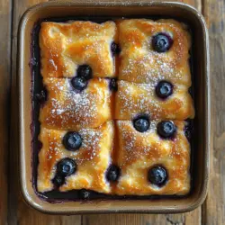 Are you ready to elevate your breakfast game? Introducing the Blueberry Buttermilk Pancake Casserole—an innovative twist on a beloved classic that will have your family and friends clamoring for seconds. This casserole combines the fluffy, comforting goodness of traditional pancakes with the ease of a one-dish meal, making it the perfect choice for busy mornings or festive brunch gatherings. Imagine waking up to the warm aroma of blueberries and buttermilk wafting through your kitchen, inviting everyone to the table.