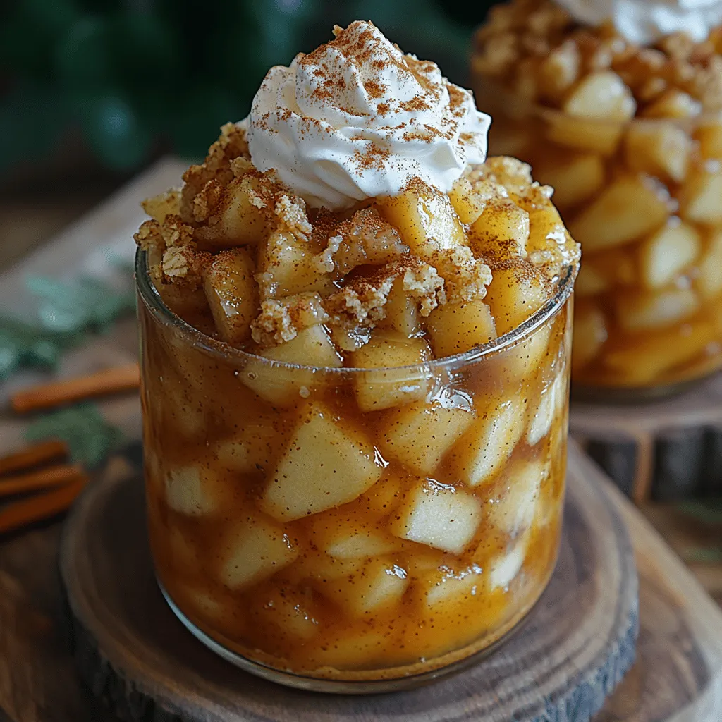 The Apfel-Crumble im Glas, or Apple Crumble in a Glass, is a delightful dessert that marries the warmth of baked apples with a crunchy topping, all served in an elegant glass. This modern twist on a classic dish is perfect for any occasion, whether it's a cozy family dinner or a more formal gathering. The simplicity of the recipe, combined with the comforting flavors of cinnamon and brown sugar, makes it an instant crowd-pleaser. Imagine digging into layers of tender, spiced apples, topped with a golden, crispy crumble, all beautifully presented in a glass jar. Not only does this dessert satisfy the palate, but it also adds a touch of sophistication to your dining experience.