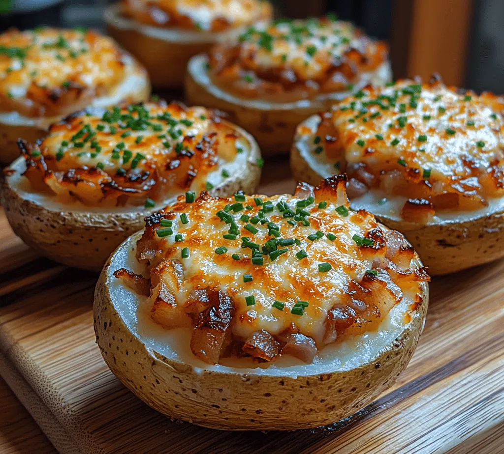 If you’re looking for a dish that marries comfort with sophistication, Flammkuchen-Style Stuffed Potatoes are sure to impress. This recipe combines the heartiness of baked potatoes with the rich, savory flavors of traditional Flammkuchen, a beloved dish from the Alsace region of France. Known for its thin crust topped with crème fraîche, onions, and lardons, Flammkuchen has captured the hearts of many. Now, imagine taking those iconic flavors and stuffing them into fluffy, baked potatoes—what’s not to love?