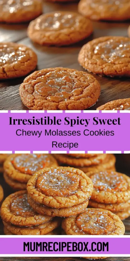 Experience the perfect fusion of flavors with our Spicy & Sweet Chewy Molasses Cookies. These delightful treats combine the warmth of spices like ginger and cinnamon with the rich depth of molasses, creating a unique twist on a classic recipe. We'll guide you through the history of molasses cookies, their health benefits, and a step-by-step process to bake them from scratch. Enjoy these chewy, flavor-packed cookies that are sure to be a family favorite!