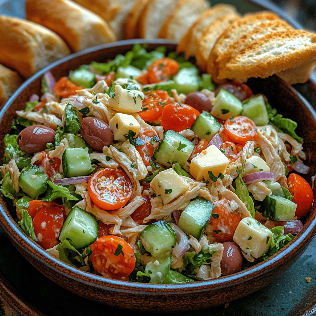 Italian cuisine is celebrated for its vibrant flavors, fresh ingredients, and the communal aspect of sharing meals. One dish that beautifully encapsulates these elements is the Italian Grinder Chicken Salad. This delightful salad finds its roots in the classic Italian grinder sandwich, which is a favorite among many for its hearty fillings and robust taste. In its salad form, it transforms into a light yet satisfying option that is perfect for warm weather dining.