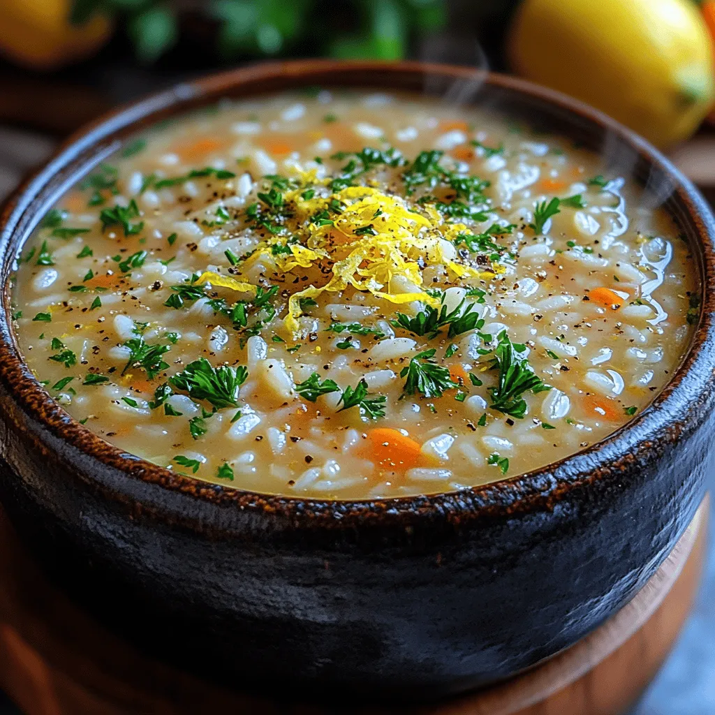 Comfort food plays a vital role in our lives, offering not just sustenance, but emotional warmth and cultural connection. Across various cultures, the concept of comfort food encompasses dishes that evoke a sense of nostalgia, family, and togetherness. Greek cuisine, renowned for its vibrant flavors and wholesome ingredients, is no exception. Among its many treasures lies the Bright & Zesty Greek Lemon Rice Soup, a dish that perfectly embodies the essence of Greek cooking.