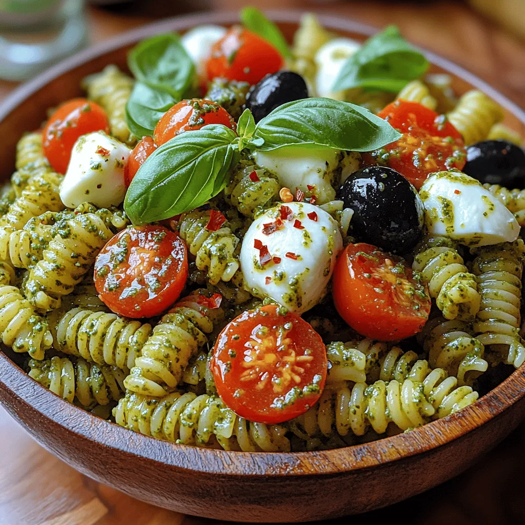 The foundation of any great pasta salad lies in its ingredients. For our Zesty Basil Pesto Pasta Salad, we will focus on the following core components: