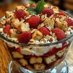 Welcome to the delightful world of Strawberry Shortcake Fluff Salad, a refreshing take on the traditional strawberry shortcake that has captured the hearts of dessert lovers everywhere. This light and airy treat offers a unique blend of flavors and textures, combining the natural sweetness of ripe strawberries with a creamy, luscious filling and soft cake. Whether you're planning a picnic, hosting a potluck, or simply enjoying a family gathering, this salad is sure to be a hit.