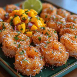 To create the perfect Tropical Bliss Coconut Shrimp with Mango Salsa, it’s essential to understand the components of this dish. Each ingredient plays a critical role in achieving the final flavor profile, and knowing how to work with them will elevate your cooking experience.