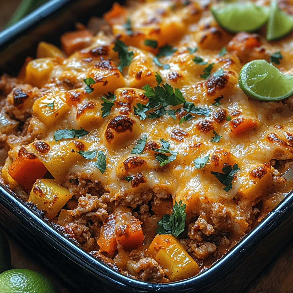 The Zesty Southwest Chicken Taco Casserole is a delightful fusion of flavors that brings the vibrant tastes of the Southwest right to your dinner table. This dish combines the comforting elements of a casserole with the bold spices and fresh ingredients characteristic of Southwest cuisine. Imagine a hearty meal that is not only satisfying but also brimming with nutritional benefits. Packed with protein from ground chicken and black beans, and loaded with vegetables, this casserole is a fantastic way to please the whole family while keeping health in mind.