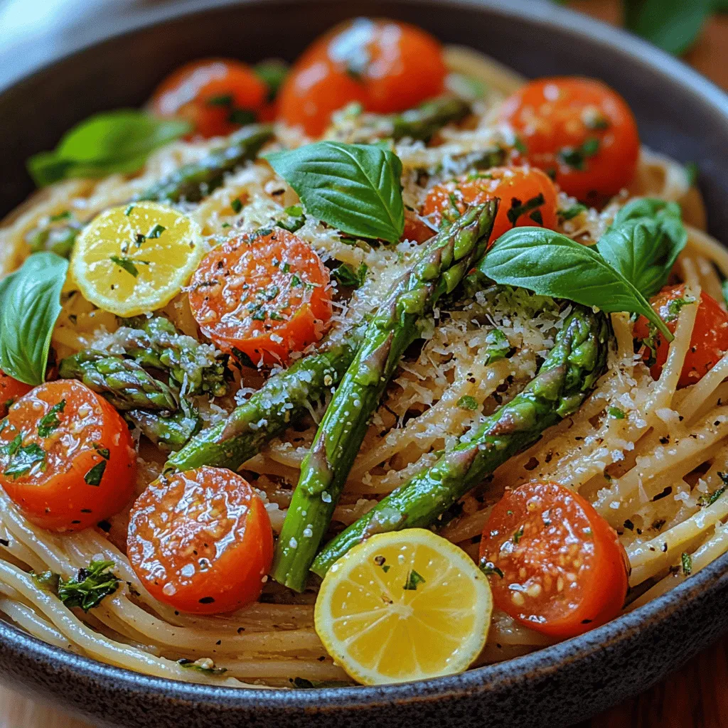 For any successful recipe, understanding the key ingredients is crucial. In the case of Asparagus Delight Pasta, the primary components not only enhance the dish's flavor but also contribute significantly to its nutritional value.