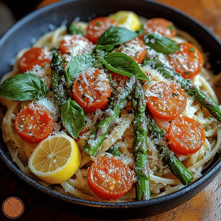 For any successful recipe, understanding the key ingredients is crucial. In the case of Asparagus Delight Pasta, the primary components not only enhance the dish's flavor but also contribute significantly to its nutritional value.