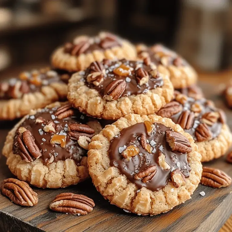 Imagine biting into a cookie that perfectly balances rich chocolate, gooey caramel, and crunchy pecans. Chocolate caramel turtle cookies are more than just a dessert; they are a sensory experience that brings together the best of every world. These cookies combine the deep, indulgent flavors of chocolate with the sweet, buttery richness of caramel and the earthy crunch of pecans, creating a treat that is utterly irresistible.