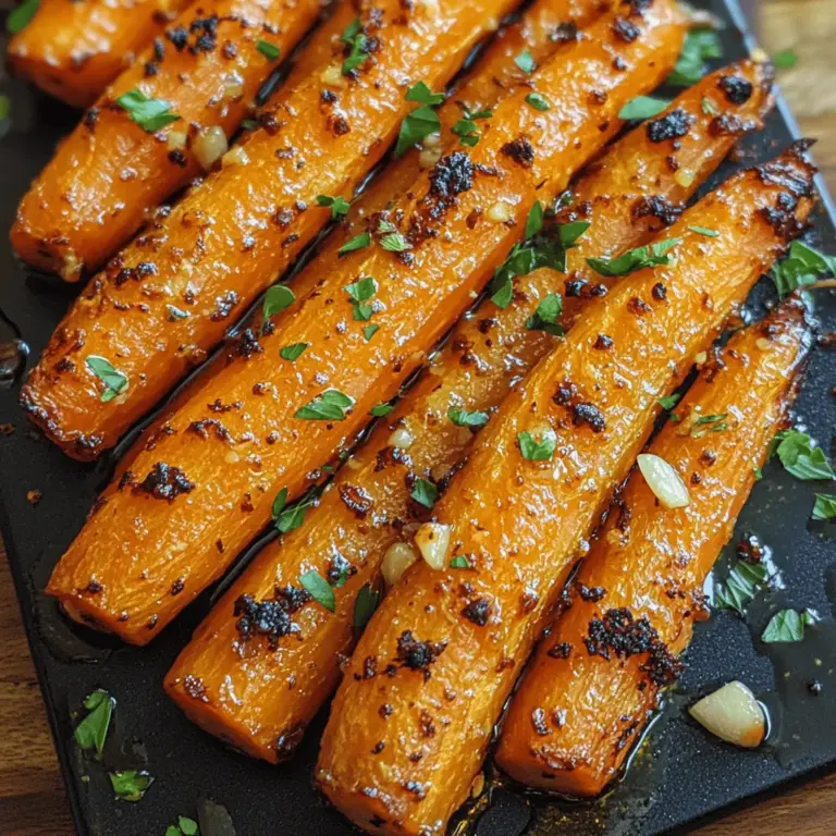 There’s something truly delightful about roasted carrots, especially when they’re enhanced with a touch of honey and garlic. This Sweet & Savory Honey Garlic Roasted Carrots recipe transforms humble vegetables into a mouthwatering side dish that can elevate any meal. Whether you're serving a fancy dinner or preparing a simple weeknight feast, these glazed carrots provide a harmonious blend of sweetness and savory depth that appeals to all palates.