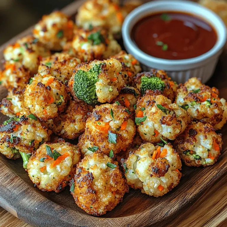The foundation of the Crunchy Air Fryer Veggie Popcorn Bites is a medley of wholesome ingredients, each bringing its unique set of nutritional benefits to the table. By understanding what goes into these bites, you can appreciate their healthful qualities and make informed choices for your diet.