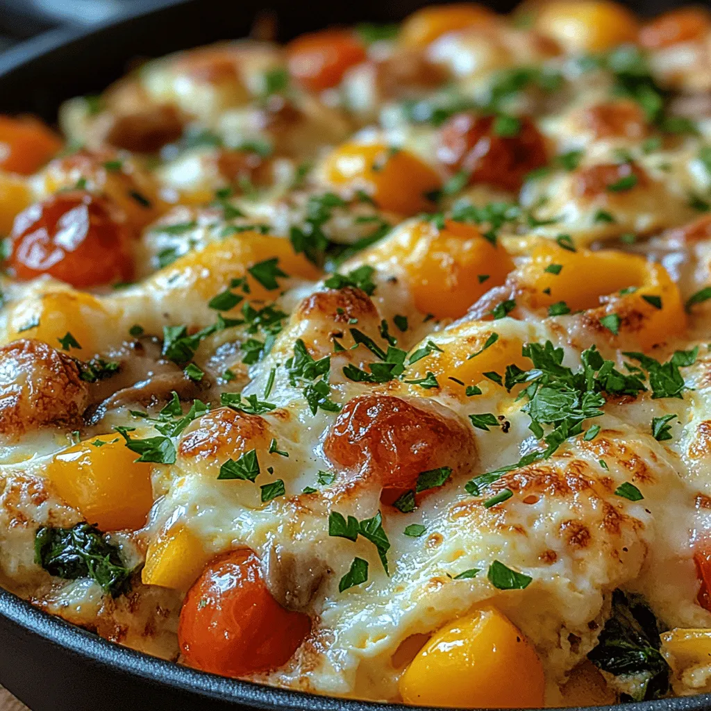 In the world of versatile breakfast options, the Colorful Veggie Loaded Egg Bake stands out as a vibrant, nutritious choice that pleases both the eyes and the palate. This delightful dish is not only visually appealing, with its array of bright vegetables, but it also packs a nutritional punch, making it an ideal way to start the day or enjoy as a light dinner. The combination of eggs and a medley of vegetables creates a fulfilling meal that can be enjoyed by everyone, including those seeking healthier alternatives.