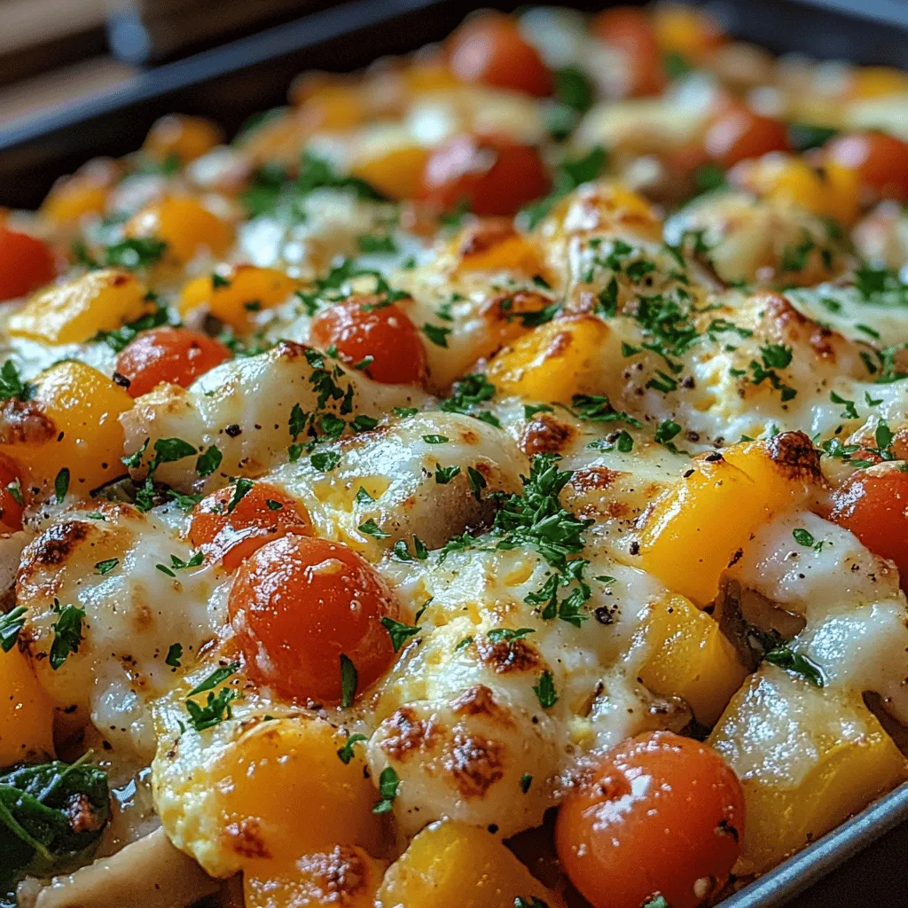In the world of versatile breakfast options, the Colorful Veggie Loaded Egg Bake stands out as a vibrant, nutritious choice that pleases both the eyes and the palate. This delightful dish is not only visually appealing, with its array of bright vegetables, but it also packs a nutritional punch, making it an ideal way to start the day or enjoy as a light dinner. The combination of eggs and a medley of vegetables creates a fulfilling meal that can be enjoyed by everyone, including those seeking healthier alternatives.