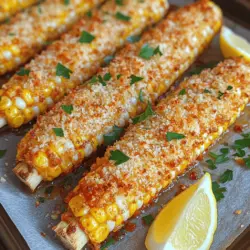 In recent years, corn-based dishes have surged in popularity, captivating food enthusiasts and home cooks alike. From corn fritters to elote, the versatility of corn has inspired a plethora of creative recipes that celebrate this beloved vegetable. One such innovative dish that has emerged in the culinary scene is Crispy Parmesan Corn Ribs. This unique recipe highlights the best of corn in a way that is both satisfying and visually appealing, making it the perfect addition to any meal or gathering.