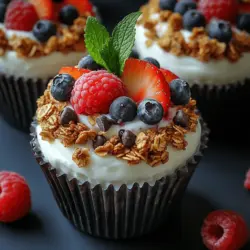 As the warm sun beckons us to embrace the joys of summer, the quest for refreshing treats becomes a delightful adventure. Among the myriad of options, frozen yogurt has emerged as a beloved dessert alternative, particularly for those seeking a healthier indulgence. The appeal of frozen yogurt lies not just in its creamy texture but also in its versatility and nutritional benefits. This article introduces the Fruity Frozen Yogurt Granola Cups, a delightful concoction that marries the richness of Greek yogurt with the crunch of granola and the natural sweetness of mixed berries. These cups are perfect for everyone, from kids to adults, making them an ideal snack for hot summer days.