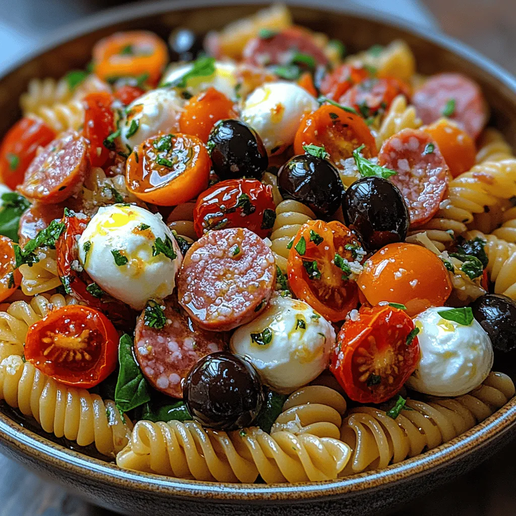 In the world of culinary delights, few dishes capture the essence of Italian cuisine quite like a vibrant pasta salad. The Italian Pasta Antipasto Delight is a perfect representation of this tradition, showcasing a colorful medley of fresh ingredients and robust flavors. This dish is not just a salad; it is a celebration of the rich flavors and textures that define Italian cooking. Originating as a traditional way to begin meals, antipasto serves as a delightful introduction to the main courses that follow.