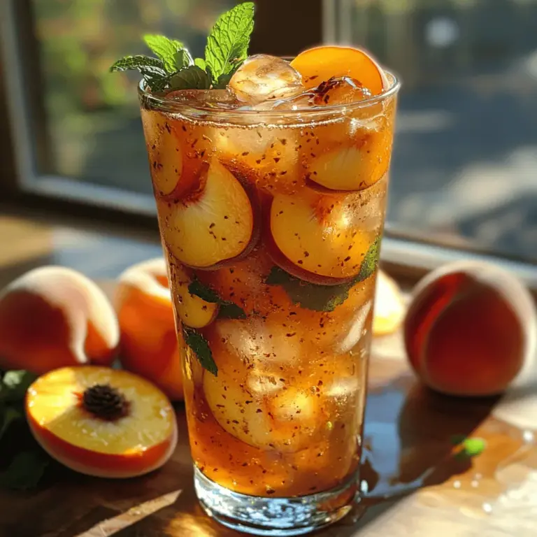 As the sun shines brighter and the temperatures rise, the craving for a refreshing drink becomes undeniable. Iced tea, with its cool and invigorating qualities, has long been a popular choice for quenching thirst on warm days. Among the various varieties, Peach Paradise Iced Green Tea stands out as a seasonal favorite, capturing the essence of summer in every sip. This delightful beverage not only offers a refreshing taste but also packs a punch of health benefits, making it a perfect addition to your warm-weather menu.